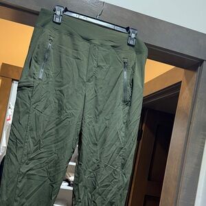 Athleta Olive Green Track Pants